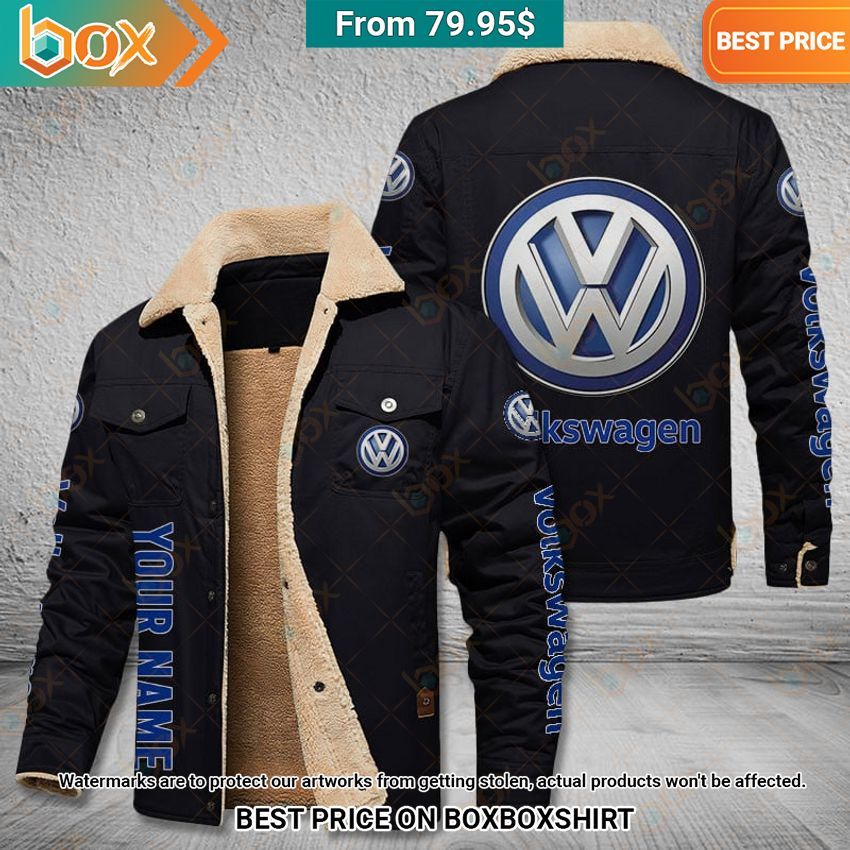 Volkswagen Custom Fleece Leather Jacket My favourite picture of yours