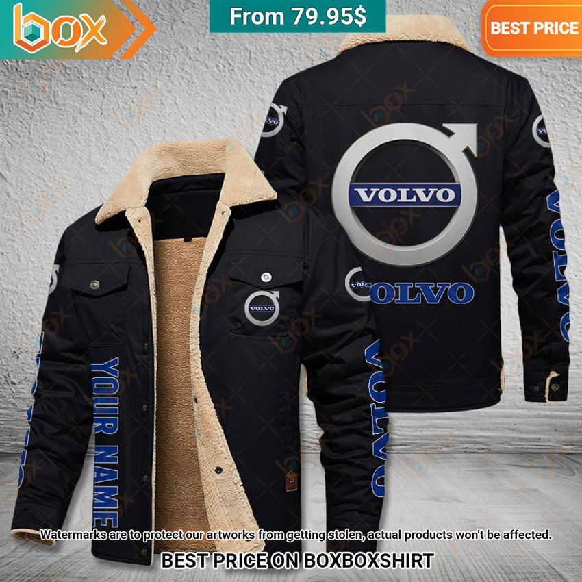 Volvo Custom Fleece Leather Jacket You guys complement each other