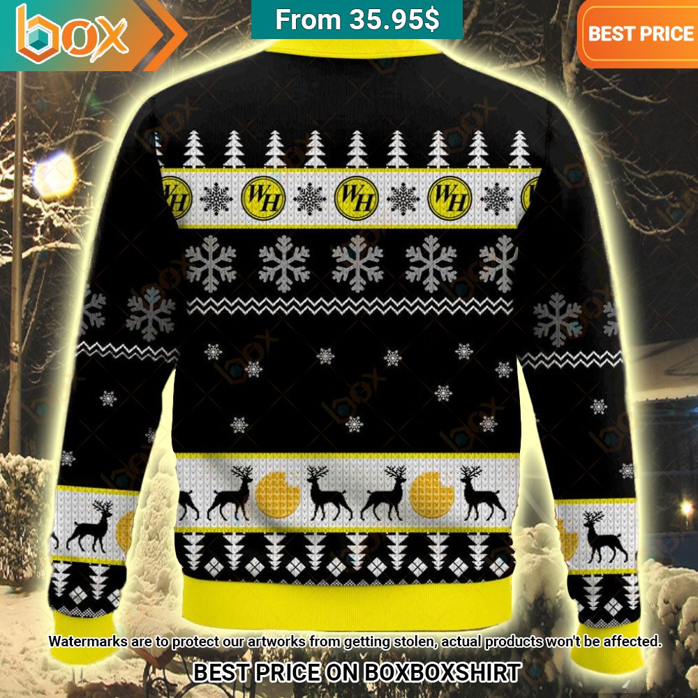 Waffle House Ugly Christmas Sweater You look so healthy and fit