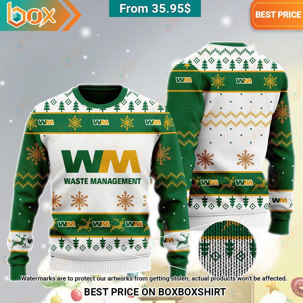 Waste Management Christmas Sweater, Hoodie You look cheerful dear