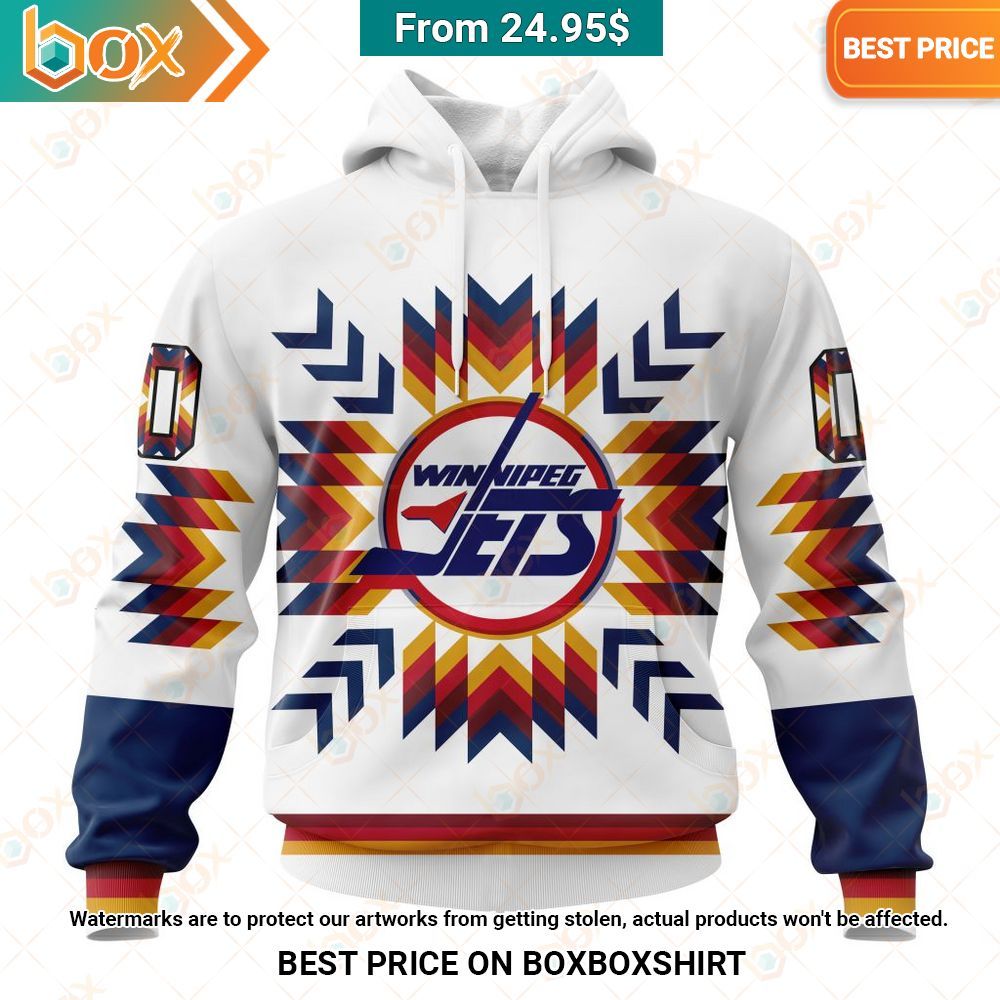 Winnipeg Jets Native Pattern Custom Hoodie Wow! What a picture you click