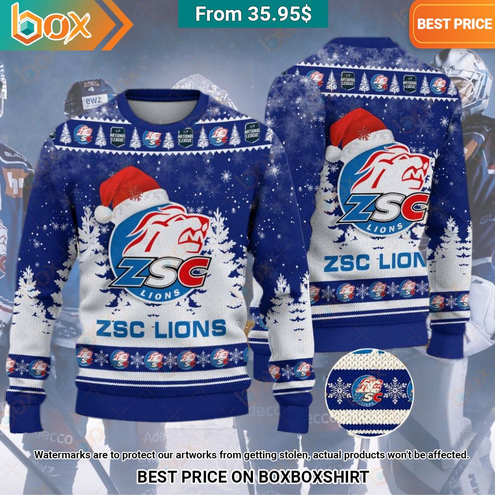 ZSC Lions Christmas Sweater You look so healthy and fit