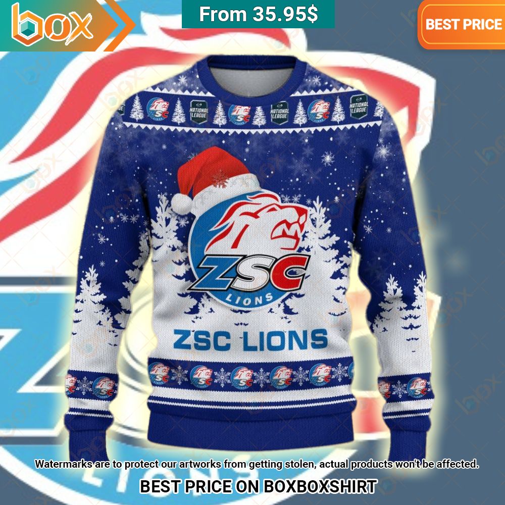 ZSC Lions Christmas Sweater I like your dress, it is amazing