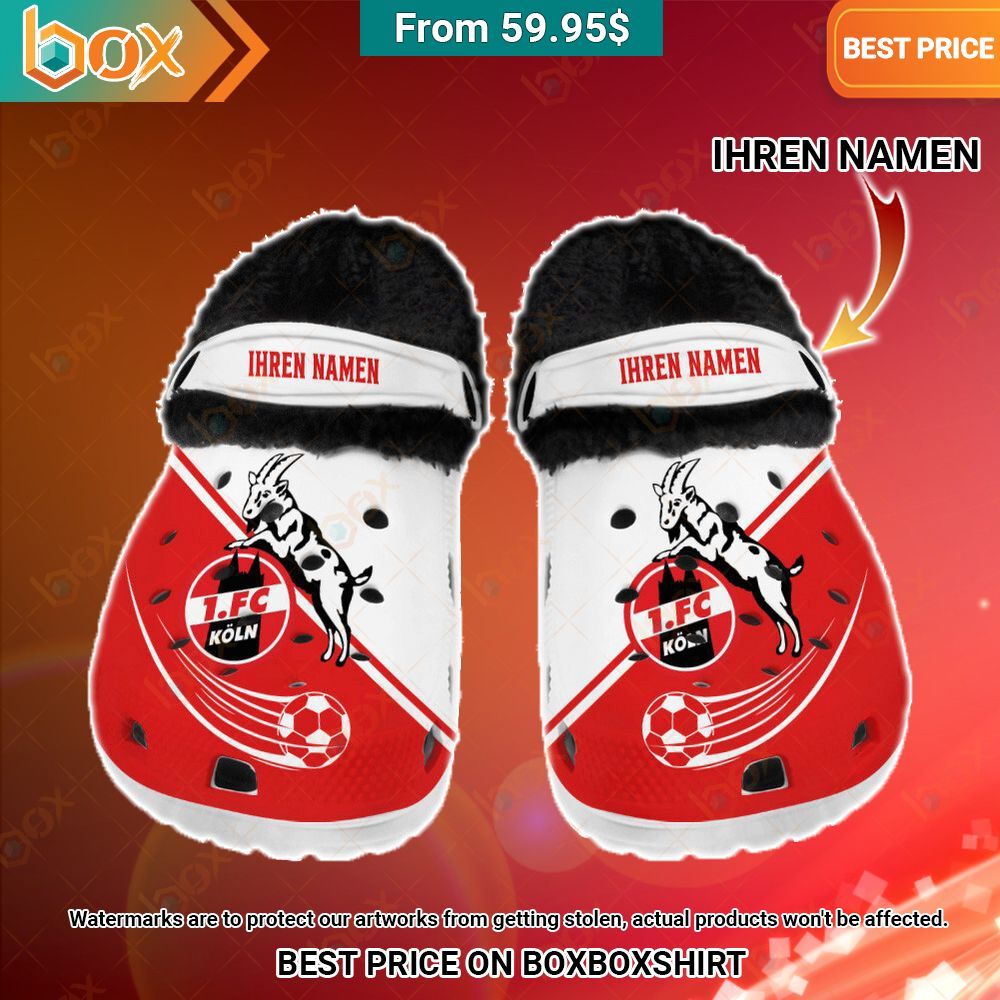 1. FC Koln Fleece Crocs This is awesome and unique