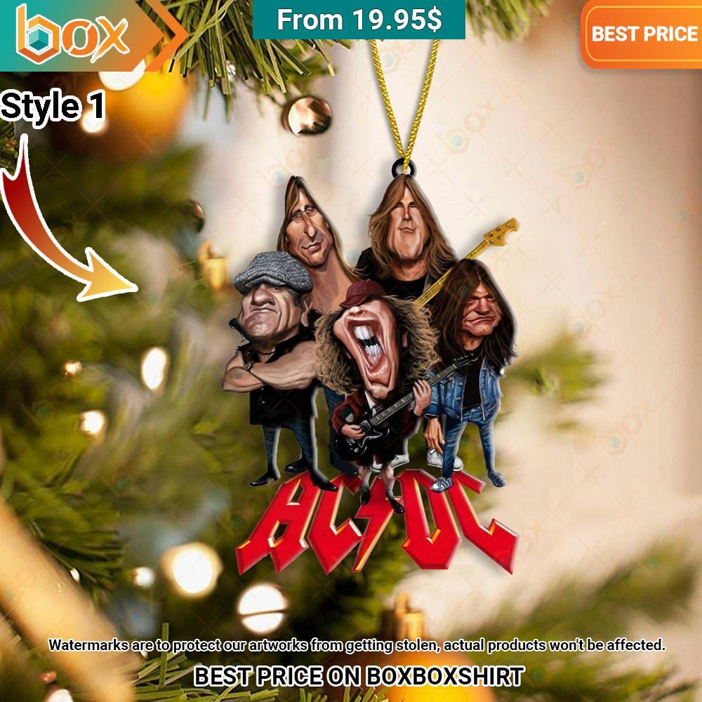 ACDC Christmas Ornament Best click of yours