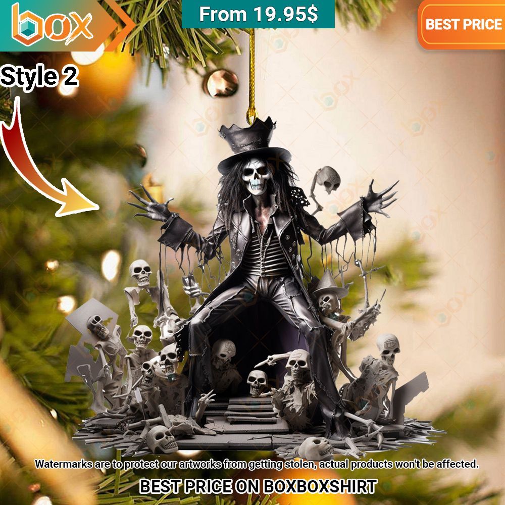 Alice Cooper Christmas Ornament Wow! This is gracious