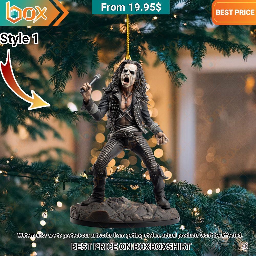 Alice Cooper Christmas Ornament Wow! This is gracious