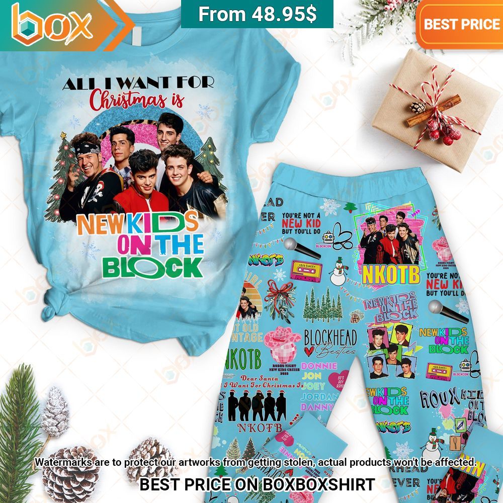 all i want for christmas is new kid on the block pattern pajamas set 1 182.jpg