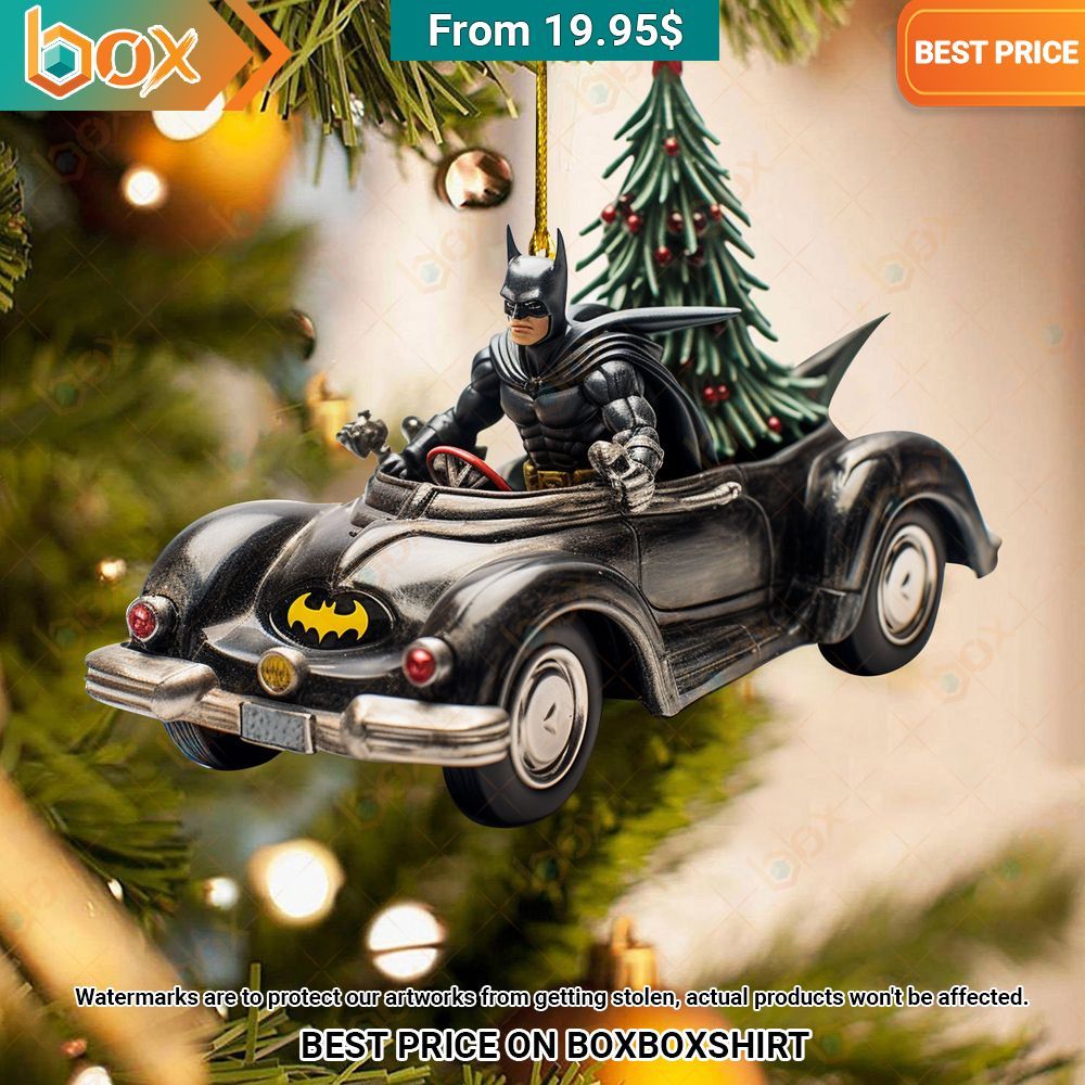 Batman Car Christmas Ornament Good look mam