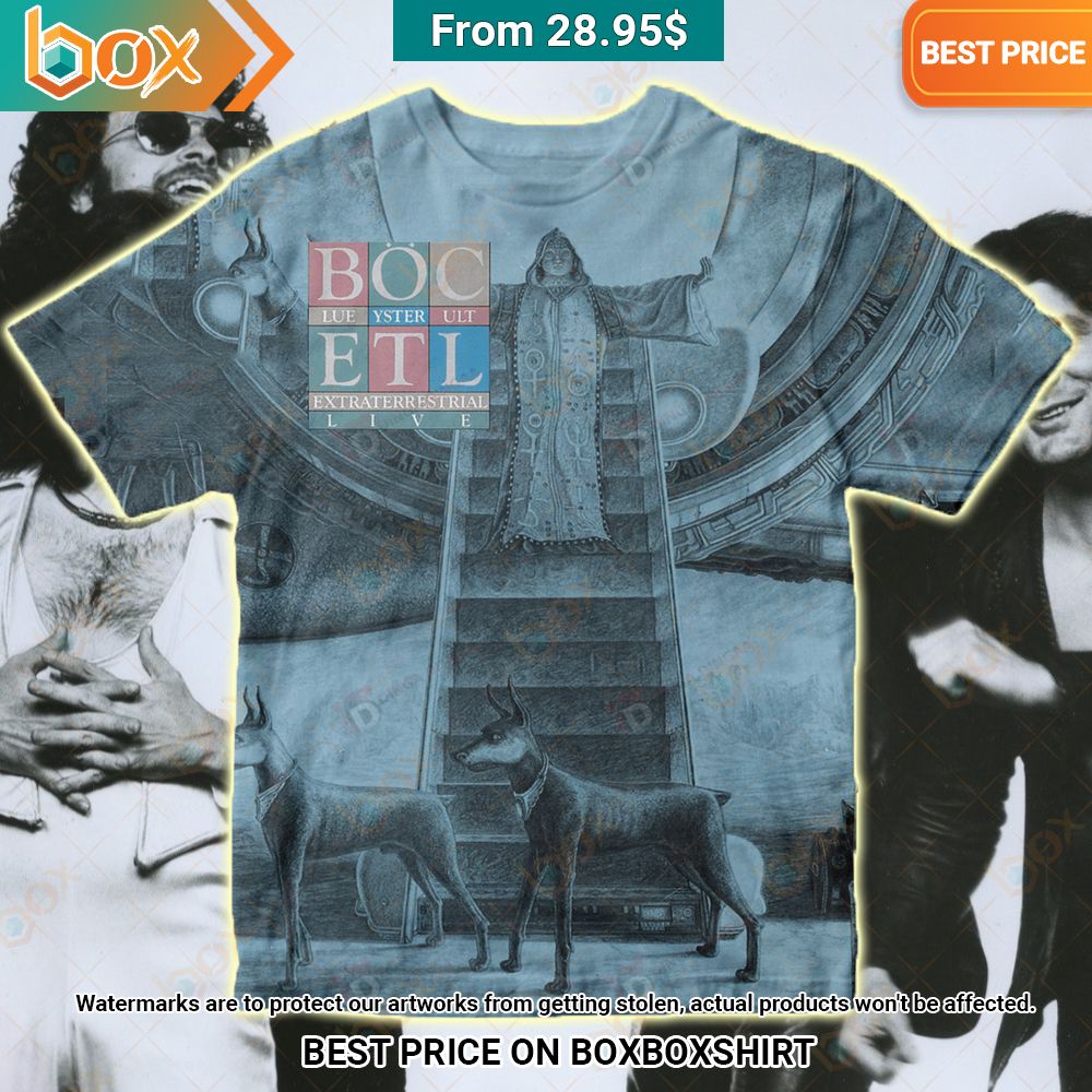 Blue Öyster Cult Extraterrestrial Live Album Cover Shirt Cool look bro