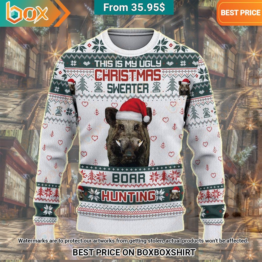 Boar Hunting This is My Ugly Christmas Sweater This place looks exotic.