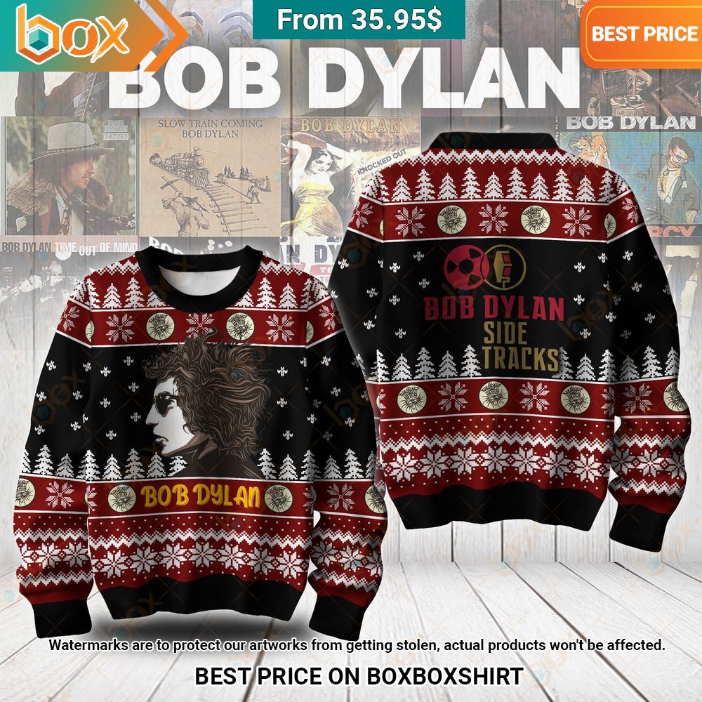 Bob Dylan Side Tracks Sweater Long time