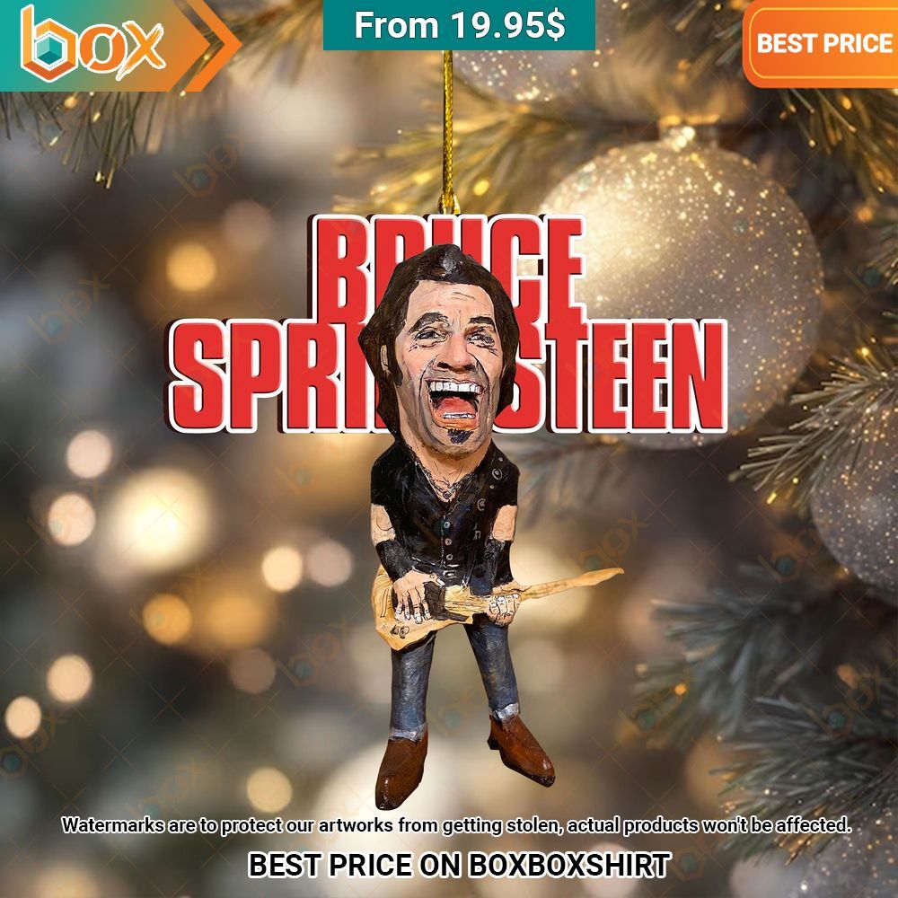 Bruce Springsteen Handmade Ornament Rocking picture