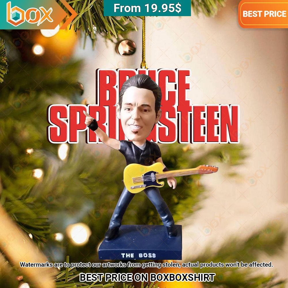Bruce Springsteen The Boss Christmas Ornament Natural and awesome