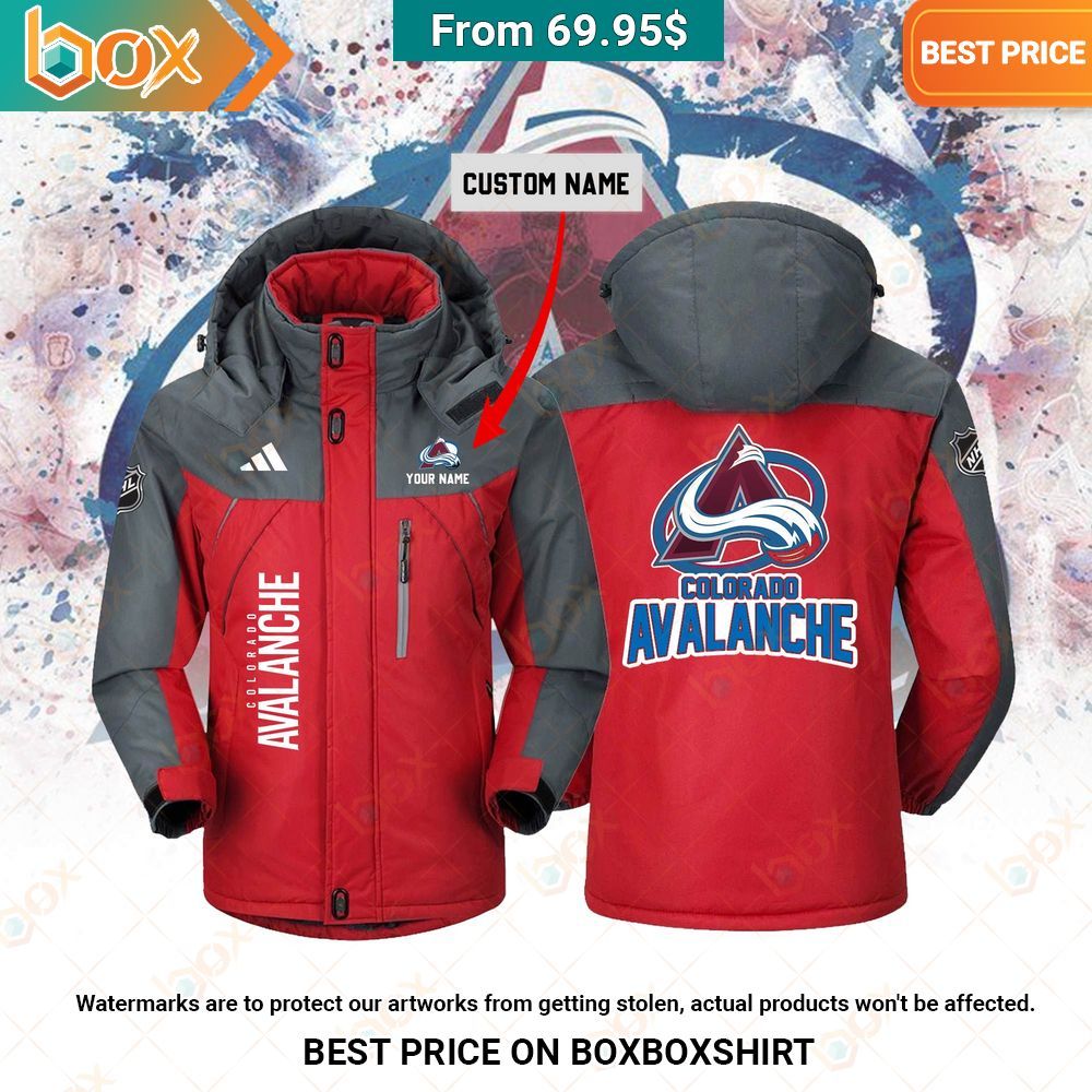 Colorado Avalanche Custom NHL Interchange Jacket Generous look