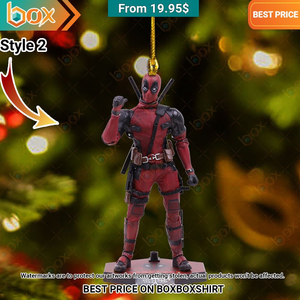 Deadpool Christmas Ornament Cuteness overloaded