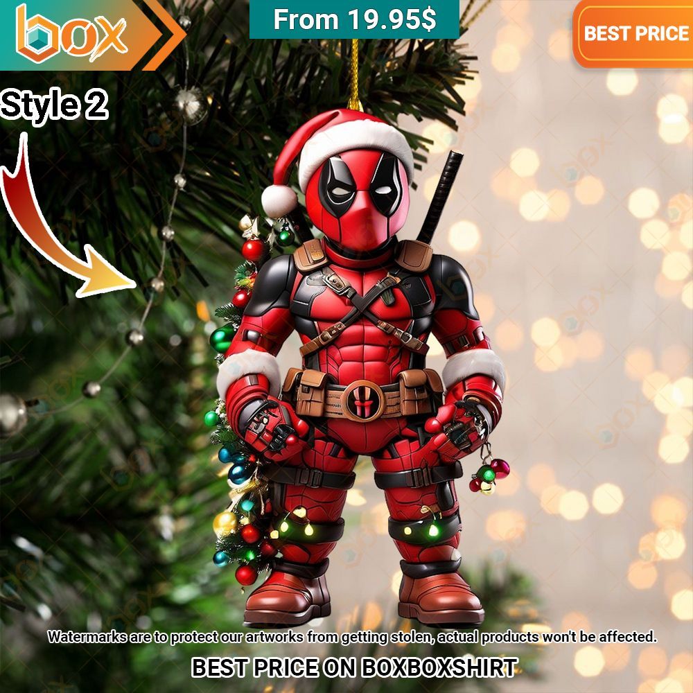 Deadpool Merry Christmas Ornament You tried editing this time?