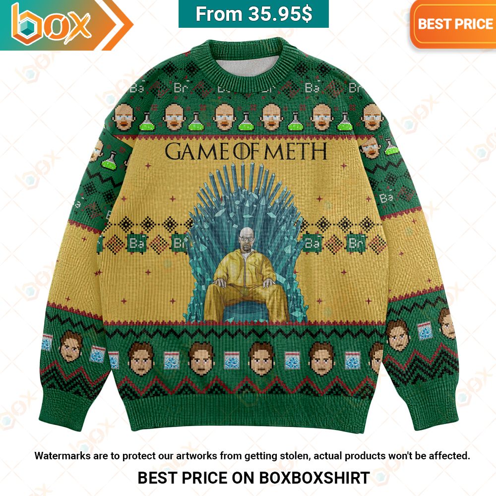 Game of Meth Let's Get Stoned This Christmas Sweater Awesome Pic guys