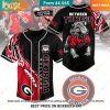 Georgia Bulldogs Between the Hedges Custom Baseball Jersey Stand easy bro