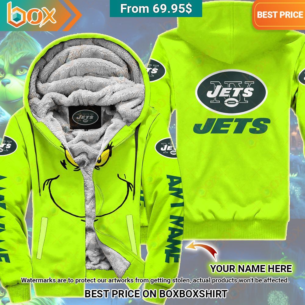 Grinch New York Jets Custom Fleece Hoodie This is your best picture man