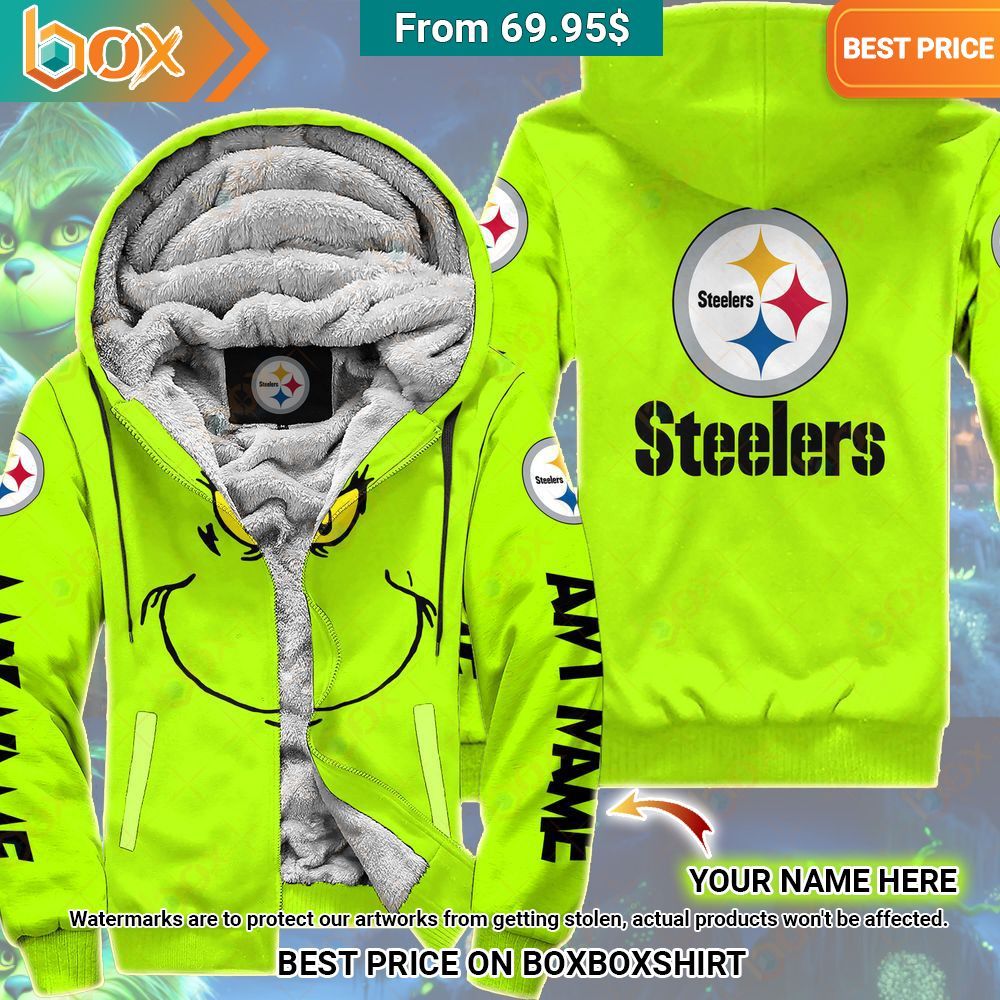 Grinch Pittsburgh Steelers Custom Fleece Hoodie Loving, dare I say?