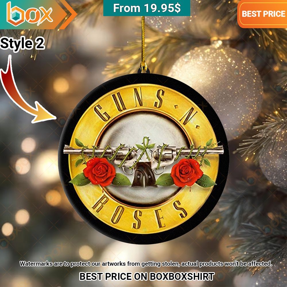 Guns N' Roses Christmas Ornament Eye soothing picture dear