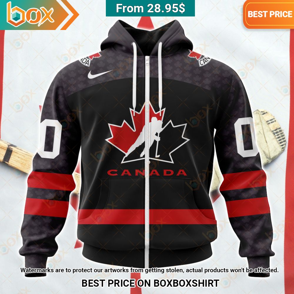 Hockey Canada Custom Hoodie, Shirt Cutting dash