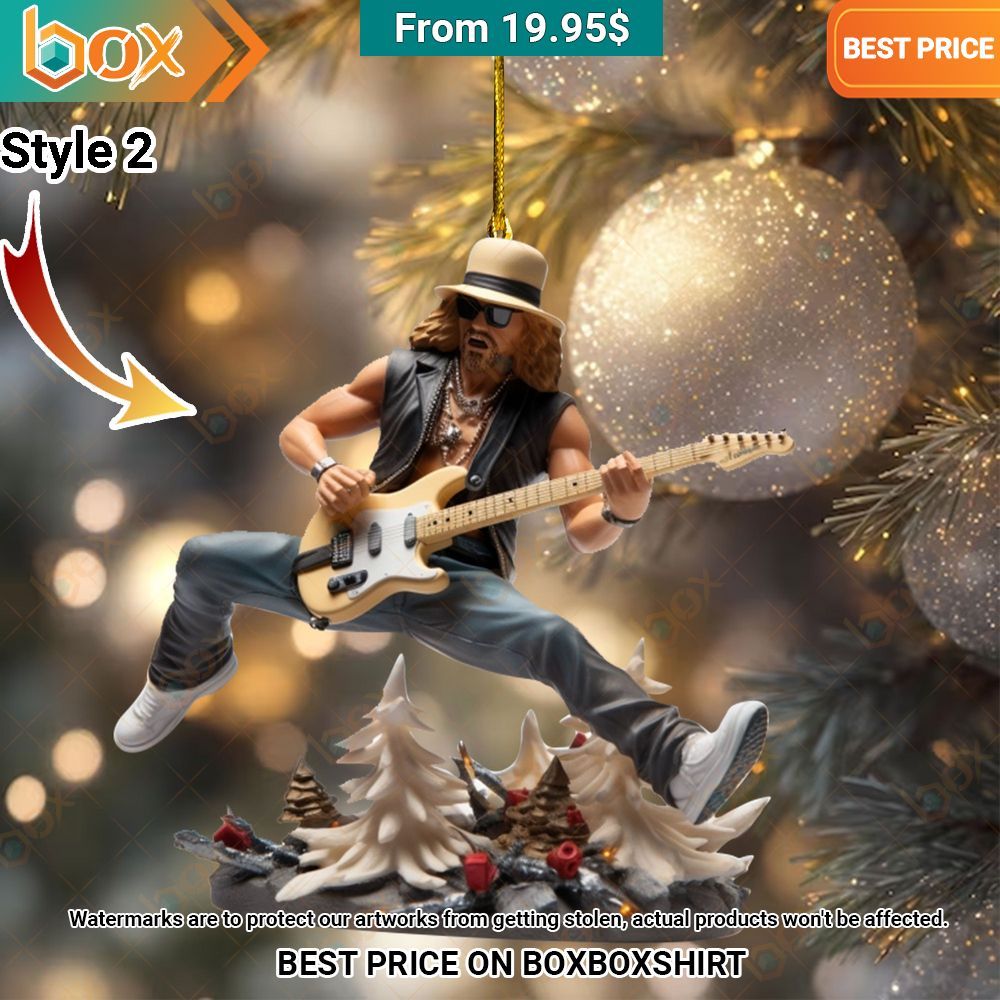 Kid Rock Christmas Ornament Nice Pic