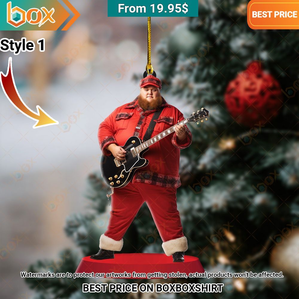 Luke Combs Christmas Ornament Mesmerising