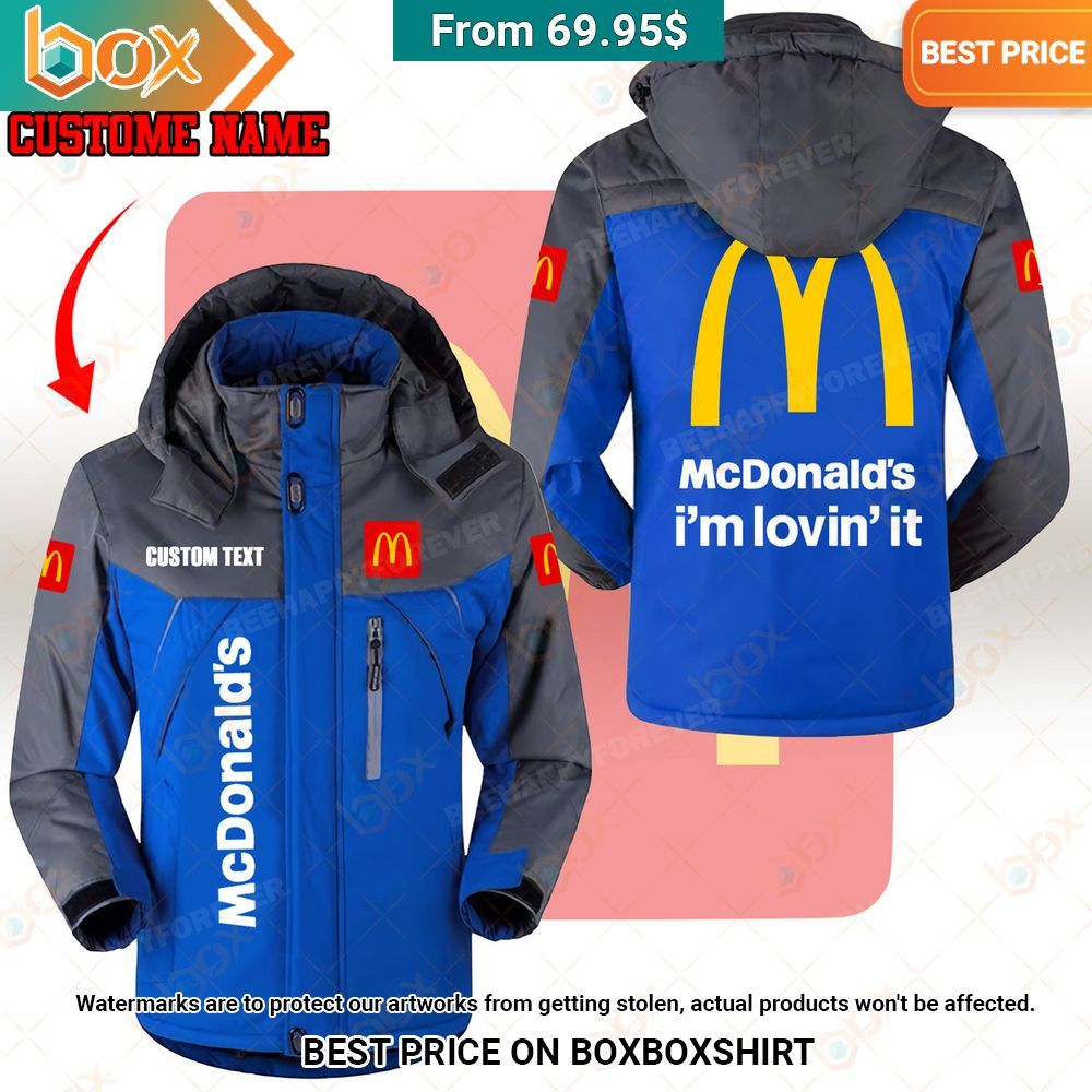 McDonald’s Custom Interchange Jacket You look elegant man