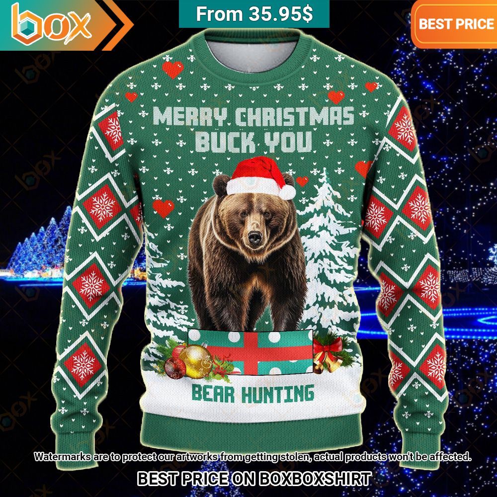 merry christmas buck you bear hunting sweater 2 290.jpg