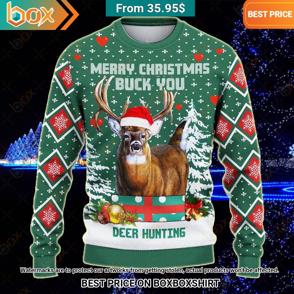 merry christmas buck you deer hunting sweater 2 734.jpg