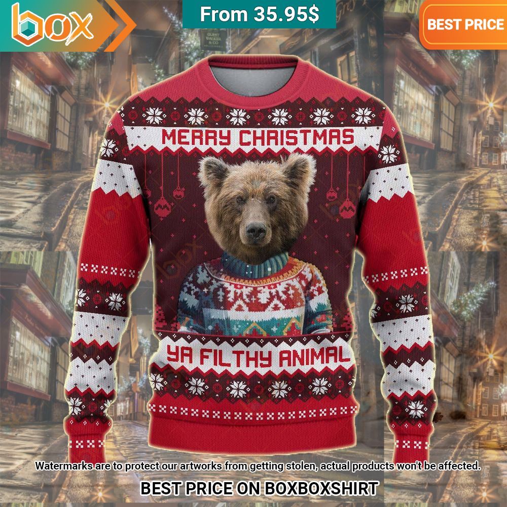 merry christmas ya filthy animal bear sweater 2 426.jpg