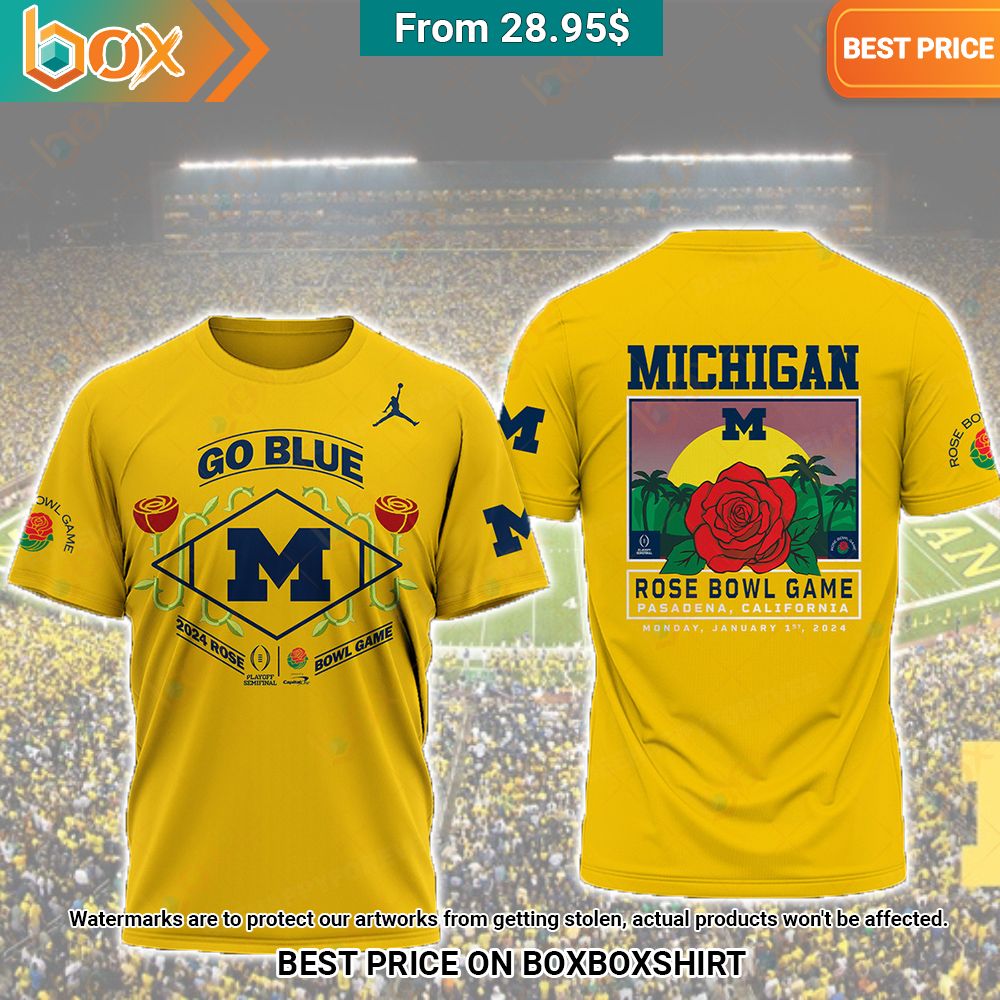 Michigan Wolverines 2024 Rose Bowl Shirt It is more than cute
