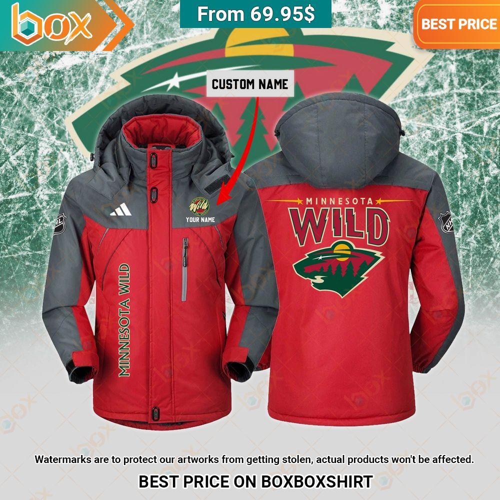 Minnesota Wild Custom NHL Interchange Jacket Wow! What a picture you click