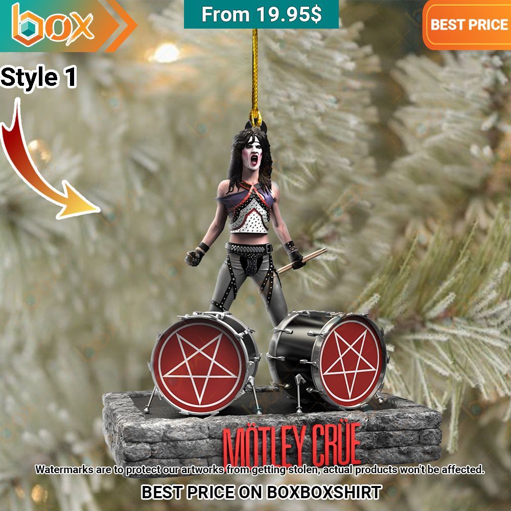 Mötley Crüe Christmas Ornament Oh! You make me reminded of college days