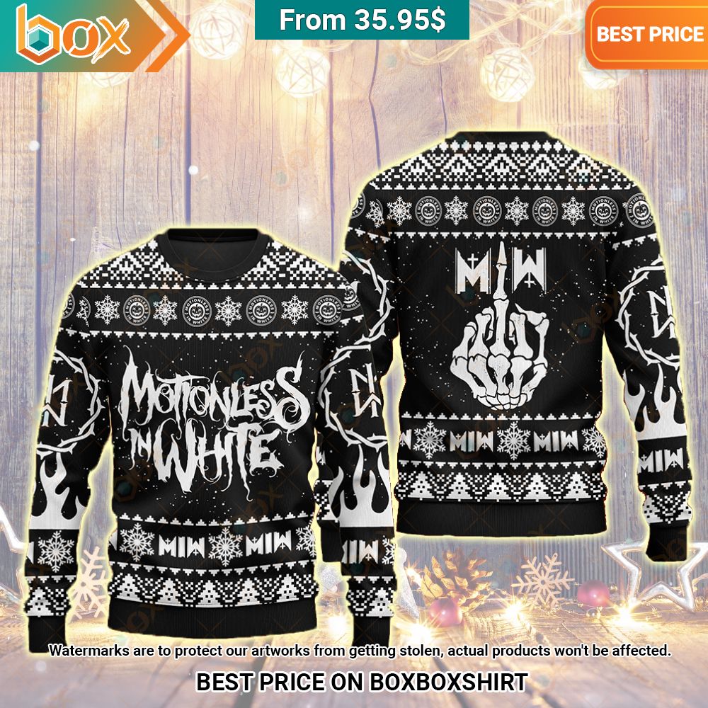 Motionless in White Christmas Sweater This place looks exotic.