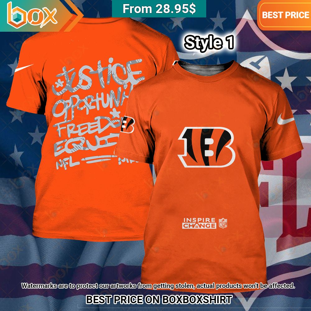 NEW Cincinnati Bengals Inspire Change Hoodie, Shirt Best click of yours