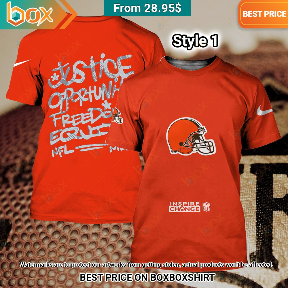 NEW Cleveland Browns Inspire Change Hoodie, Shirt You look beautiful forever