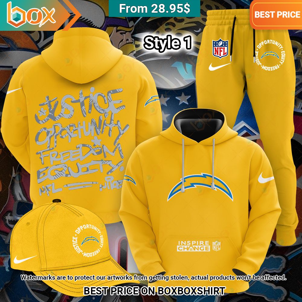 NEW Los Angeles Chargers Inspire Change Hoodie, Shirt Trending picture dear