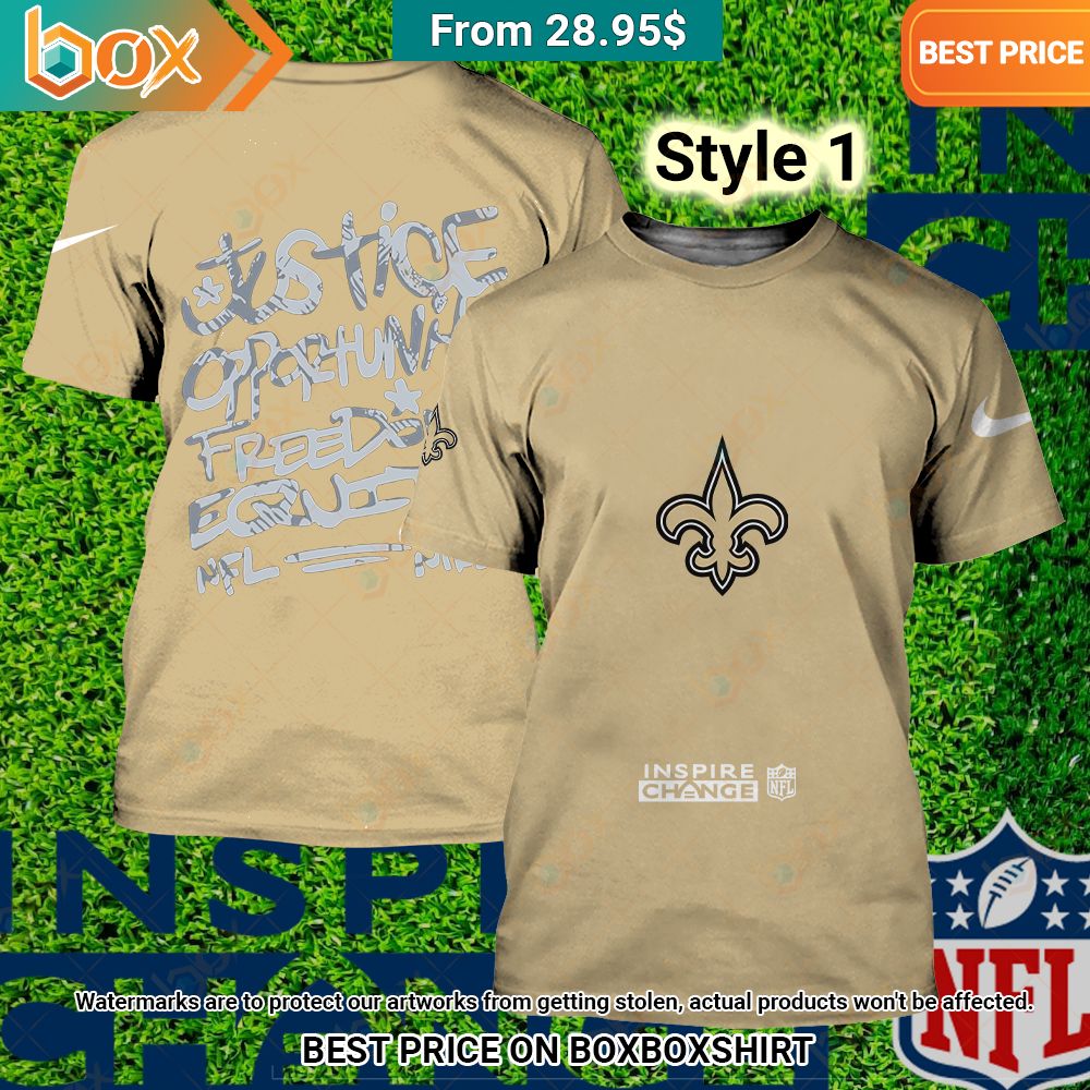 New Orleans Saints NFL Inspire Change Shirt, Hoodie You look handsome bro