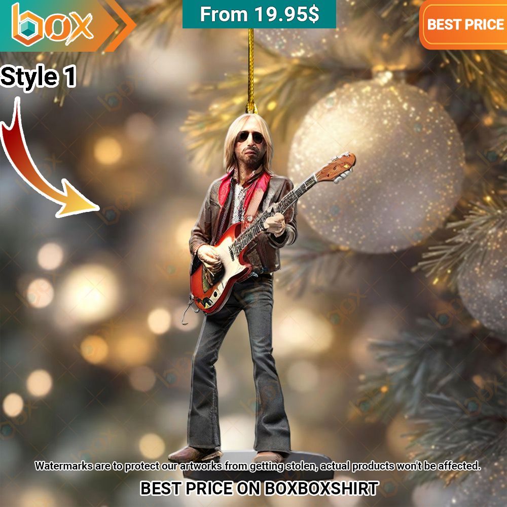 NEW Tom Petty Christmas Ornament Cutting dash