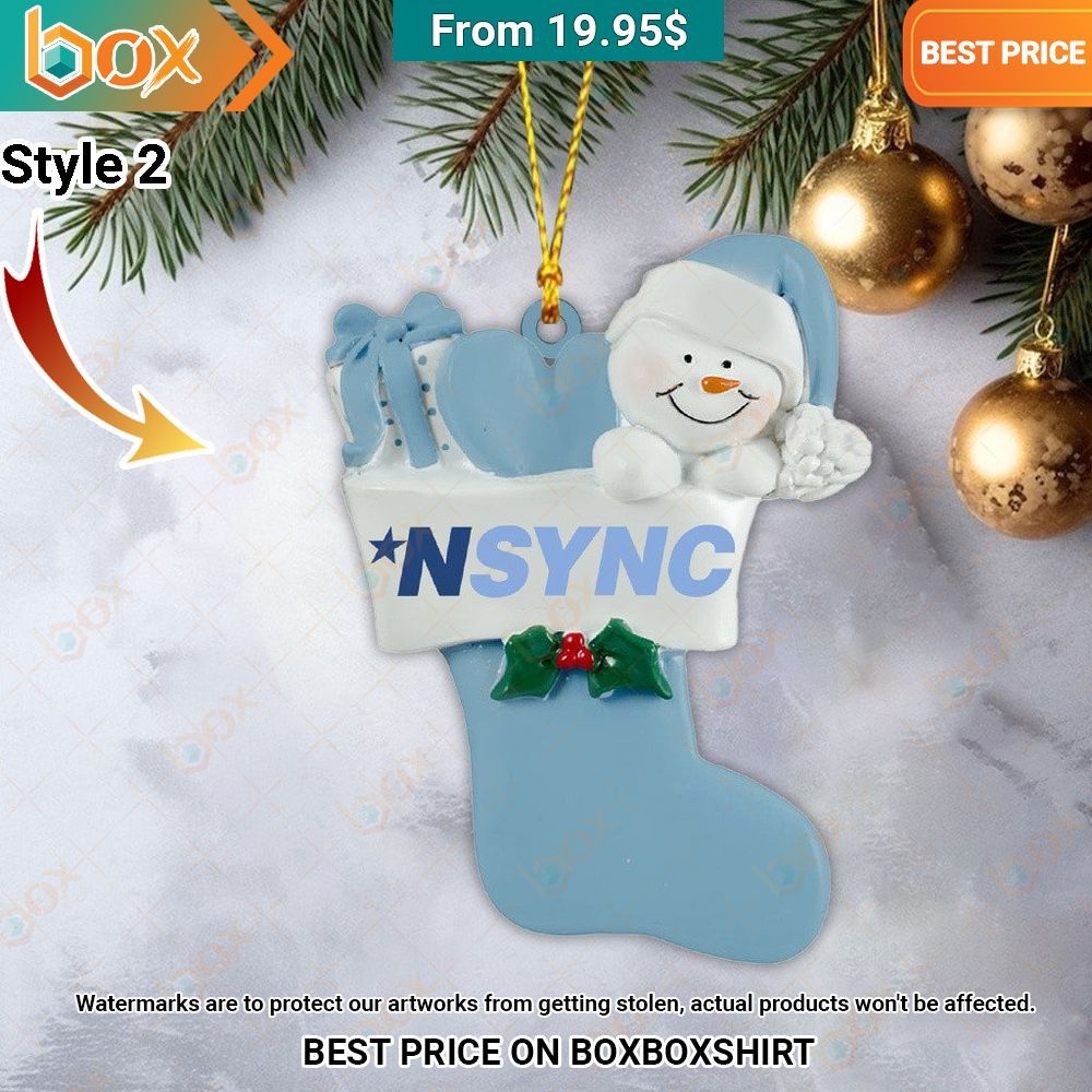 NSYNC Christmas Ornament Coolosm