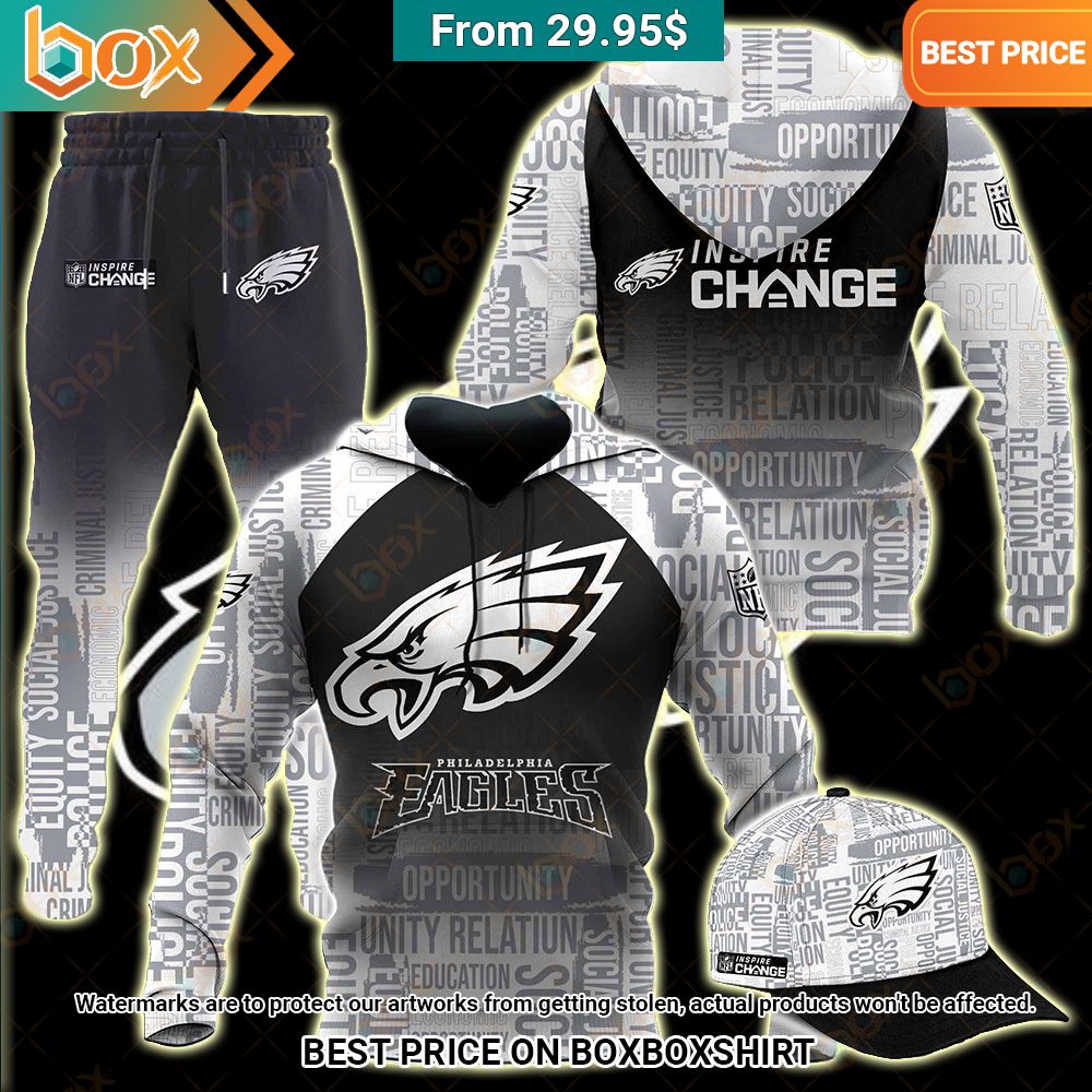 Philadelphia Eagles Inspire Change Hoodie Oh my God you have put on so much!