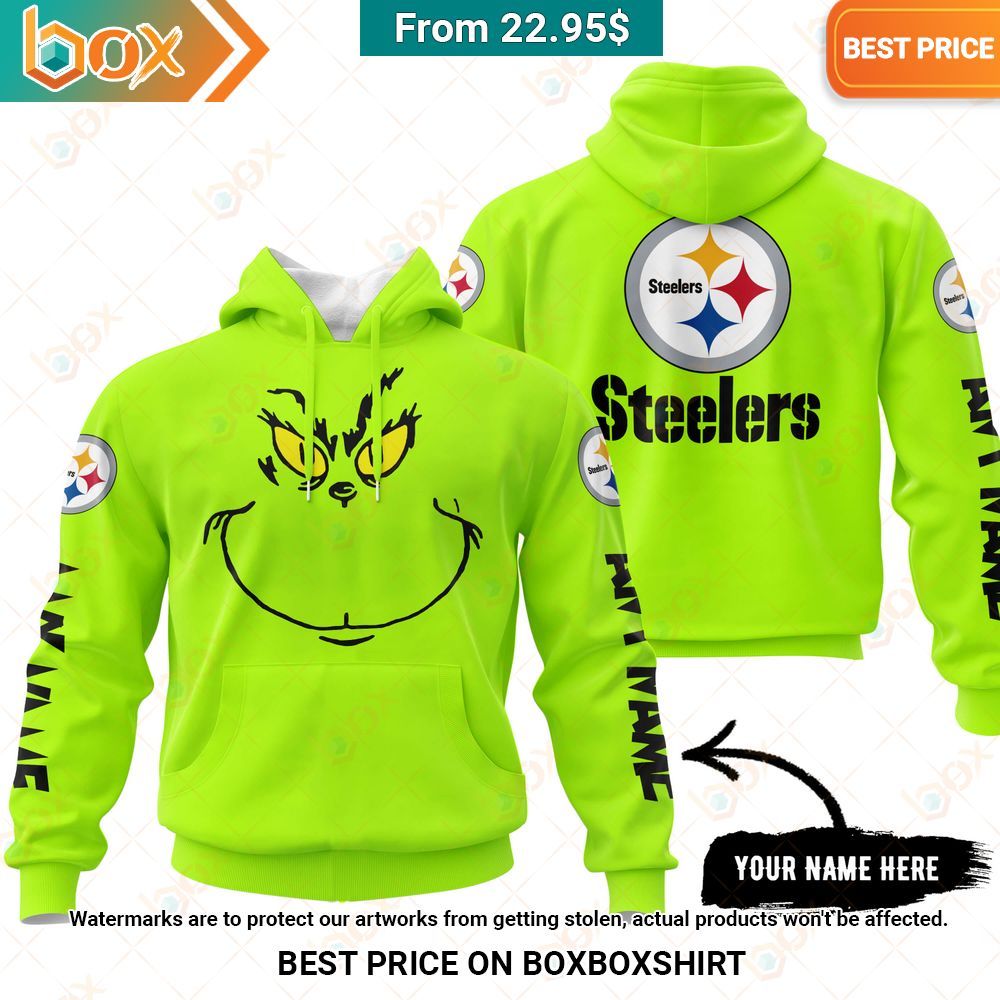 Pittsburgh Steelers Grinch Mask Custom Hoodie, Shirt Is this your new friend?