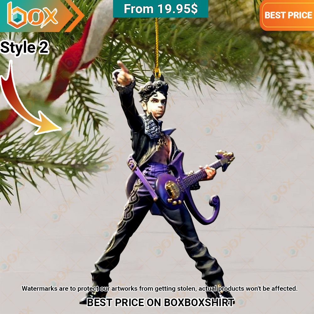 Prince Christmas Ornament Oh! You make me reminded of college days
