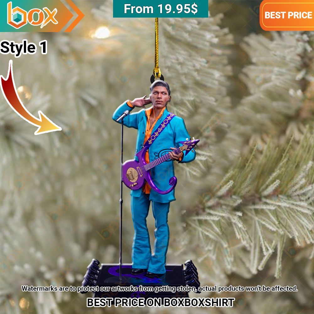 Prince Merry Christmas Ornament Radiant and glowing Pic dear