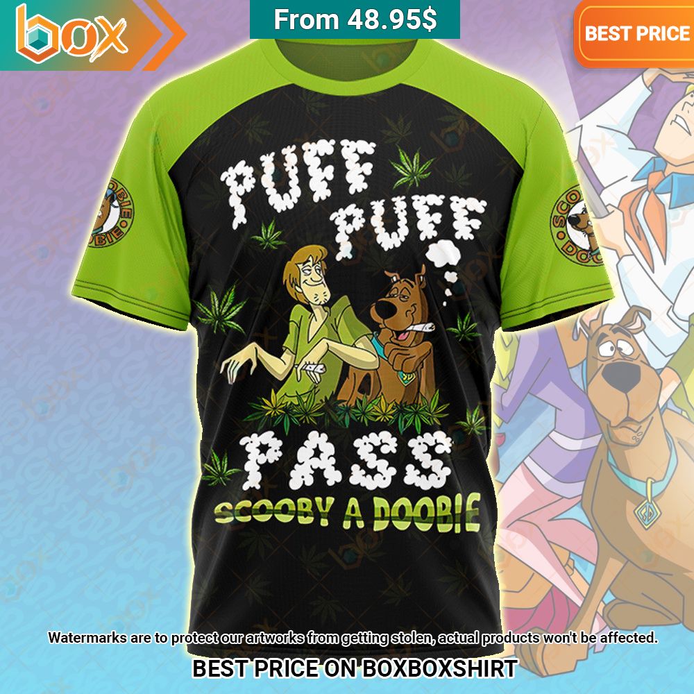 Puff Puff Pass Scooby a Doobie Weed Pajamas Set You look beautiful forever
