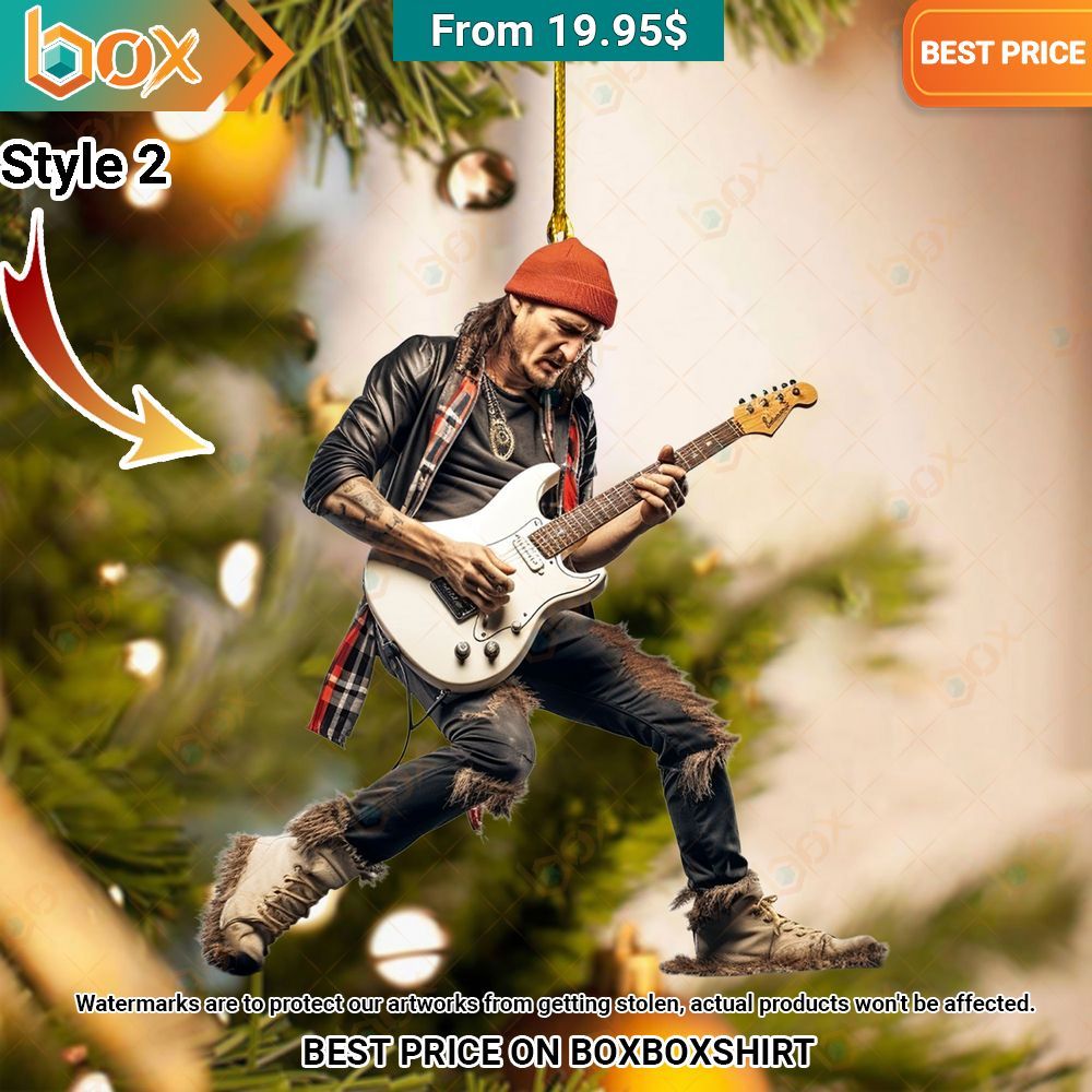 Red Hot Chili Peppers Band Christmas Ornament Sizzling
