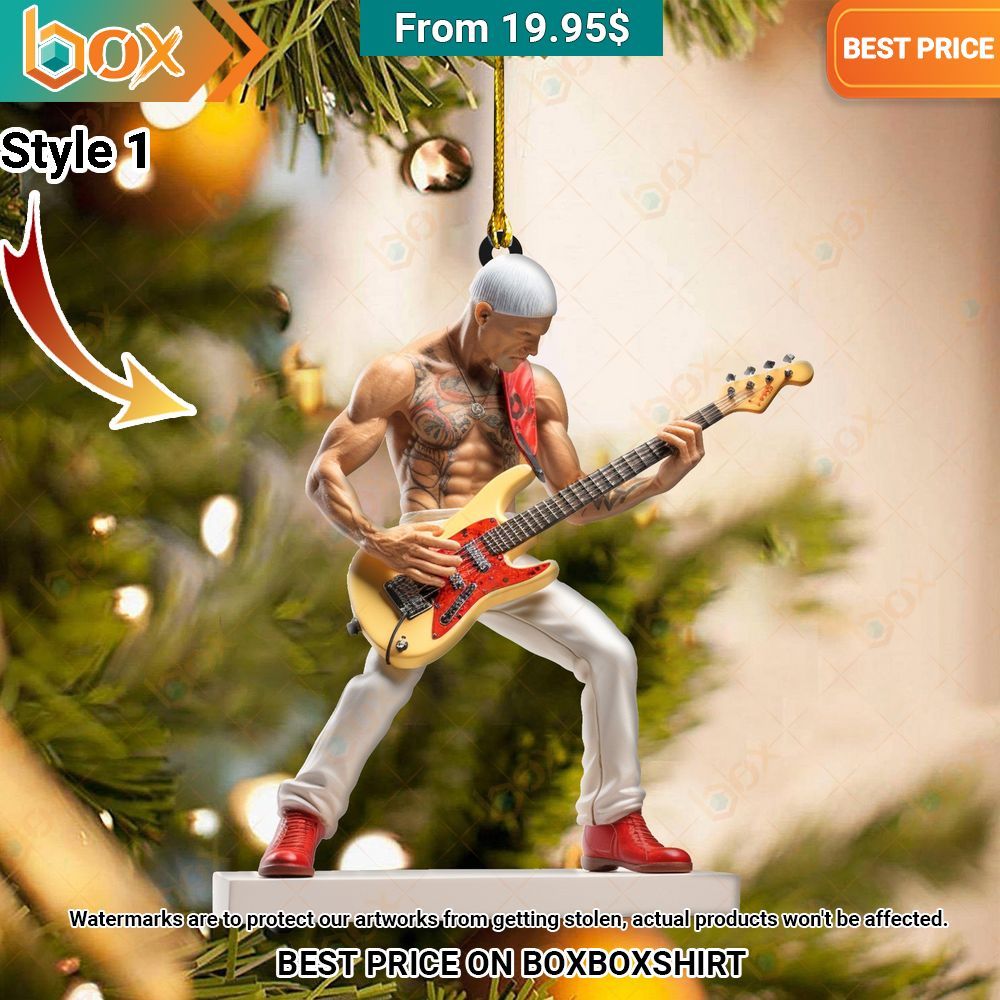 Red Hot Chili Peppers Christmas Ornament You look handsome bro